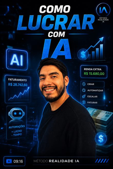 Capa do módulo 12: Como lucrar com IA — criar, automatizar, escalar e faturar